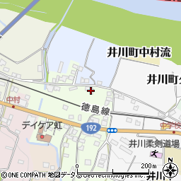 徳島県三好市井川町吉岡175周辺の地図