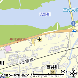 徳島マツダ池田店周辺の地図