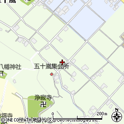 愛媛県今治市五十嵐周辺の地図