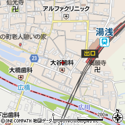 和歌山県有田郡湯浅町湯浅1111周辺の地図