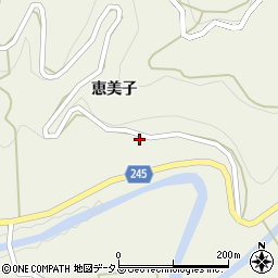 徳島県吉野川市美郷恵美子207周辺の地図
