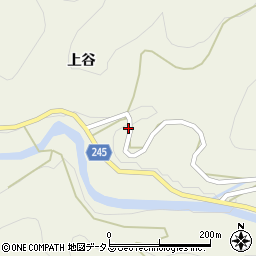 徳島県吉野川市美郷上谷195周辺の地図