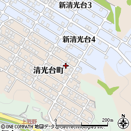 山口県周南市清光台町5-7周辺の地図