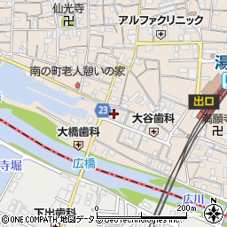 和歌山県有田郡湯浅町湯浅1289-2周辺の地図