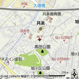 寺下周辺の地図