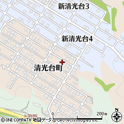 山口県周南市清光台町5-6周辺の地図