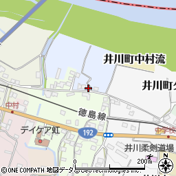 徳島県三好市井川町島37周辺の地図