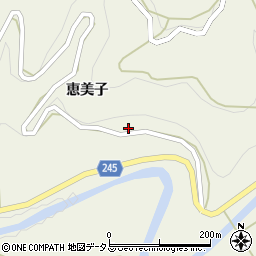 徳島県吉野川市美郷恵美子254周辺の地図