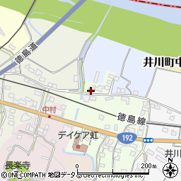 徳島県三好市井川町吉岡142周辺の地図