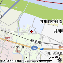 徳島県三好市井川町島38周辺の地図