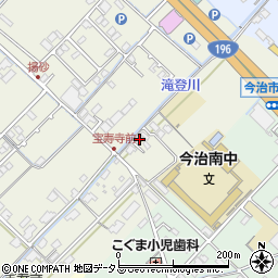 愛媛県今治市中寺20周辺の地図
