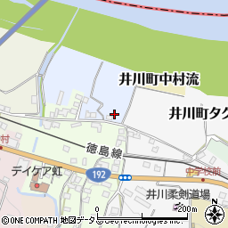 徳島県三好市井川町島39周辺の地図