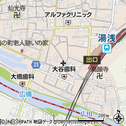 和歌山県有田郡湯浅町湯浅1128周辺の地図
