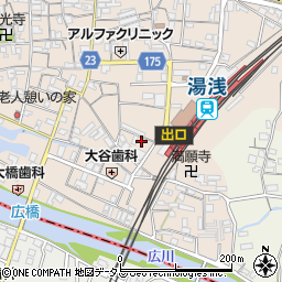 和歌山県有田郡湯浅町湯浅1093-13周辺の地図
