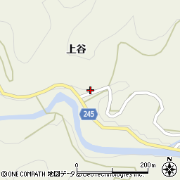 徳島県吉野川市美郷上谷76周辺の地図