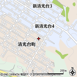 山口県周南市清光台町3-17周辺の地図