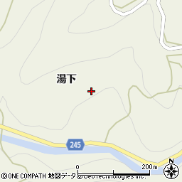徳島県吉野川市美郷湯下102周辺の地図