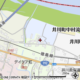 徳島県三好市井川町島150周辺の地図