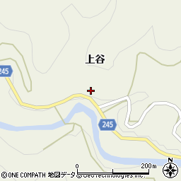 徳島県吉野川市美郷上谷78周辺の地図