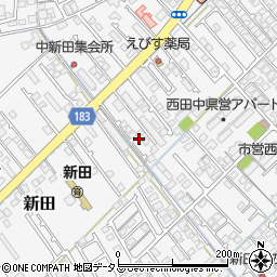 山口県防府市新田861周辺の地図