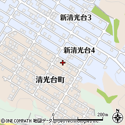 山口県周南市清光台町3-3周辺の地図