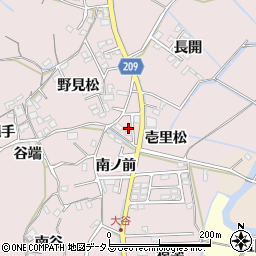 徳島県徳島市大谷町（壱里松）周辺の地図