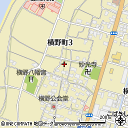 山口県下関市横野町周辺の地図