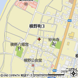 山口県下関市横野町周辺の地図