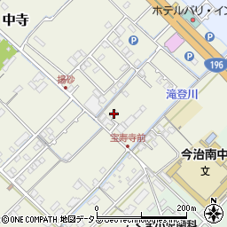 愛媛県今治市中寺224-2周辺の地図
