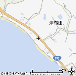 山口県山陽小野田市津布田2327周辺の地図