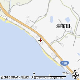 山口県山陽小野田市津布田2329周辺の地図