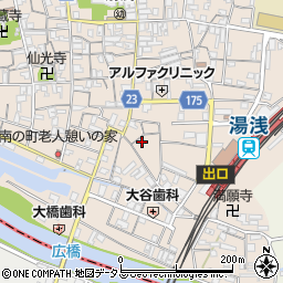 和歌山県有田郡湯浅町湯浅1120-1周辺の地図