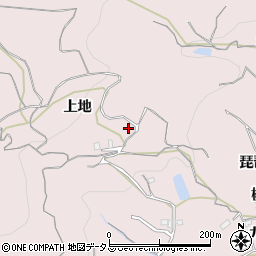 徳島県徳島市大谷町上地36周辺の地図