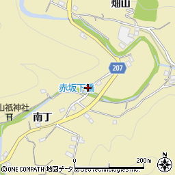 徳島県徳島市一宮町赤坂西山周辺の地図