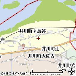徳島県三好市井川町才長谷周辺の地図