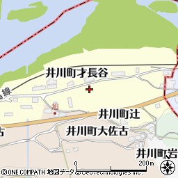 徳島県三好市井川町才長谷周辺の地図
