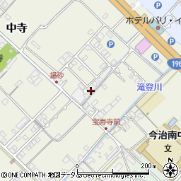 愛媛県今治市中寺217-10周辺の地図
