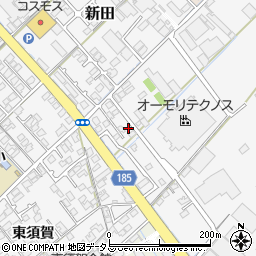 山口県防府市新田271-8周辺の地図