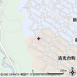 山口県周南市清光台町8-2周辺の地図