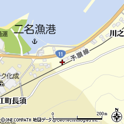 愛媛県四国中央市川之江町余木1198周辺の地図