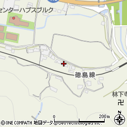 徳島県三好郡東みよし町中庄1699周辺の地図