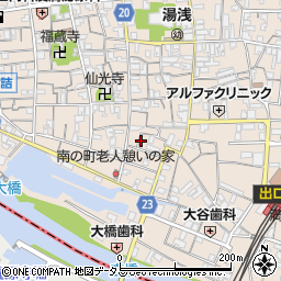 和歌山県有田郡湯浅町湯浅1155-3周辺の地図