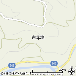 徳島県吉野川市美郷古土地周辺の地図