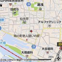 和歌山県有田郡湯浅町湯浅1177周辺の地図