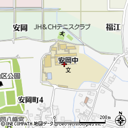 下関市立安岡中学校周辺の地図
