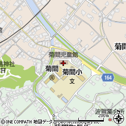 菊間児童館周辺の地図