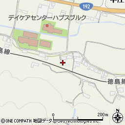 徳島県三好郡東みよし町中庄672周辺の地図