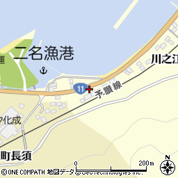 愛媛県四国中央市川之江町余木1211周辺の地図