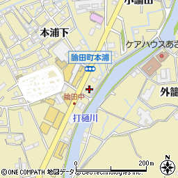 ワークマンプラス徳島論田店周辺の地図