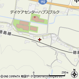 徳島県三好郡東みよし町中庄1673周辺の地図